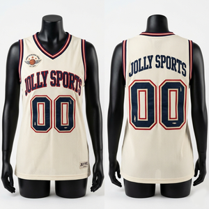 Womens Basketball Jersey 160 GSM Breathable <b>Mesh</b> Fabric Rib Neck Armhole Custom Tackle Twill Logo Basketball Jersey Breathable - Product Image 1