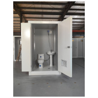 Toilettes mobiles portables de luxe en Offre Spéciale Cabine de douche Salle de bain sanitaire préfabriquée Panneau sandwich de haute qualité de fabrication modulaire directement
