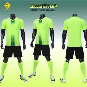 Conjuntos de uniformes de fútbol personalizados en poliéster ligero 100% con sublimación digital para el mejor rendimiento de Amano Sports - Product Image 6
