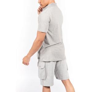 Ensemble de survêtements évasés écologiques personnalisés pour hommes T Shirt Short imprimé noir Style Hip Hop Summer Wear - Product Image 6