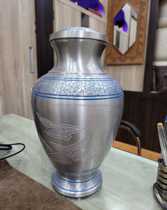 Urnas de Cremación de Aluminio Personalizadas al por Mayor para Cenizas Humanas Adultas, Gran Capacidad (200-220 Pulgadas Cúbicas), Recuerdo Grabado - Product Image 3