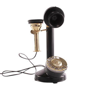 Prix de gros Téléphone de bureau antique filaire Téléphone décoratif rétro vintage pour la maison et le bureau - Product Image 4