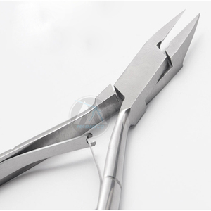 Pinzas y cortadores de uñas de boca recta de acero inoxidable de alta calidad profesional para Podología de uñas - Product Image 4