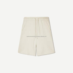 Shorts de survêtement décontractés pour hommes avec logo personnalisé, 100 % coton French Terry, motif lettres délavé à l'acide, séchage rapide, fermeture à cordon de serrage - Product Image 5
