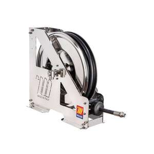 Enrouleur de tuyau automatique Meclube HDX-460 série Aisi 304 acier inoxydable 15m équipement de transport de produits chimiques - Product Image 1