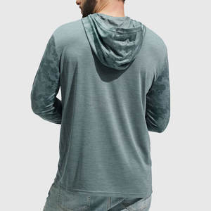 Sudadera con Capucha de Protección Solar UPF para Hombre, Camisas de Manga Larga con Bolsillos, Chaqueta Ligera, Sudaderas Ligeras para Hombre - Product Image 2