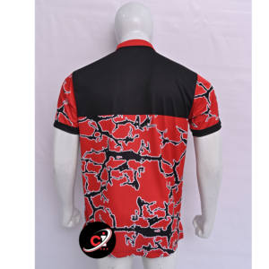 Polo de punto de verano para hombre, jersey de Color en contraste, bordado por sublimación de negocios, polo con logotipo de DST - Product Image 6