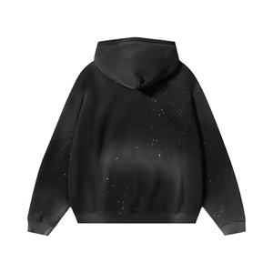 Sweat à capuche unisexe de haute qualité, coupe classique, manches longues, effet délavé, vintage, 100% coton molletonné, respirant, séchage rapide - Product Image 6