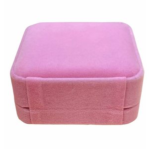 2 pz braccialetti in velluto rosa scatola regalo elegante bracciale portaoggetti per gioielli - Product Image 3