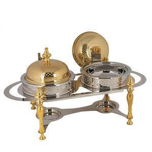 จานอุ่นอาหารสแตนเลสสตีลอุปกรณ์สำหรับโรงแรมเหมาะสำหรับการจัดเลี้ยงและบุฟเฟ่ต์ - Product Image 5