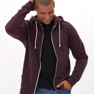 Venta al por mayor de calidad de lujo 100% algodón sudaderas con capucha de gran tamaño Unisex peso pesado invierno Streetwear cremallera larga transpirable de talla grande - Product Image 3