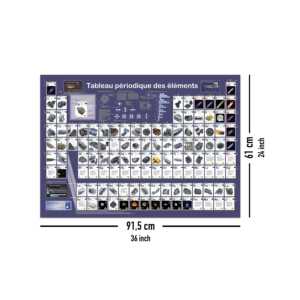 Póster del Tabla Periódica de los Elementos en Tamaño A1 Francés para Entusiastas de la Química - Product Image 2