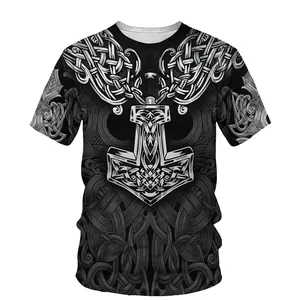 100% poliéster hombro caído todo impreso Streetwear camiseta sublimación personalizada camiseta de gran tamaño de alta calidad - Product Image 2