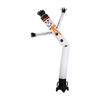 Ensemble complet de danseurs gonflables de Noël de 8 pieds, Père Noël et Bonhomme de neige gonflables avec souffleur de 8 pouces 1/3 HP 800 CFM, Décoration de vacances