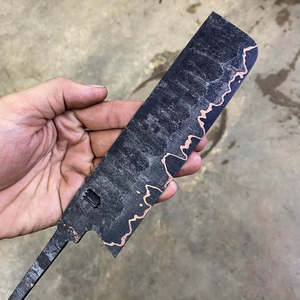 ชุดคอสตูมเหล็กดามัสกัสทำจากทองแดงทำด้วยมือมีด้ามจับทำจากเรซินของขวัญที่ปรับแต่งได้สำหรับพ่อแม่และแม่ - Product Image 6