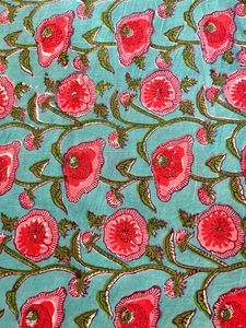 ชุดเดรสผ้าฝ้ายออร์แกนิคสำหรับฤดูร้อนงานถักไหมพรมพิมพ์ลายดอกไม้งานหัตถกรรมแบบหลวม - Product Image 5