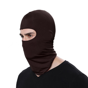 Masque de cyclisme intégral personnalisé cagoule respirante et protection solaire mince masque de ski soyeux avec un trou en polyester - Product Image 6