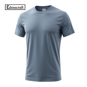 T-shirts en coton décontracté pour hommes de haute qualité été solide uni rouge à manches courtes col personnalisé Style tricoté formel - Product Image 3