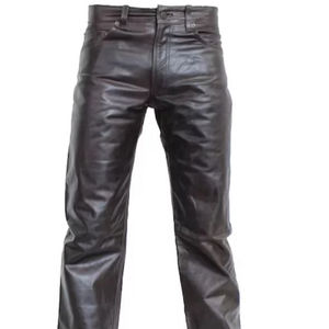 New Hot Selling Straight Casual Dark Motorbike <b>Joggers</b> for Men with Mid Waist Heavyweight Fabric Best Style <b>Cheap</b> Price - Product Image 1