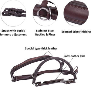 Produit phare : Bridon équestre en cuir pour sports de plein air, personnalisé, de haute qualité, également disponible en haltères et bridons en cuir pour chevaux - Product Image 4