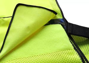 Gilet de sécurité tactique Orange Fluorescent, vêtement de travail réfléchissant réglable, personnalisé, multi-fonction, haute visibilité, 2022 - Product Image 6