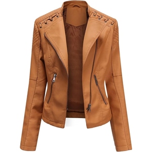 Chaqueta de Cuero de Oveja de Lujo para Mujer con Forro de Piel Auténtica, Abrigo Cálido de Invierno de Borrego, Prenda Hecha a Mano - Product Image 5