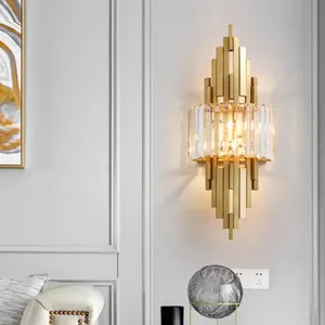 Applique murale LED moderne de luxe EvaraIced, blanc chaud, télécommande, corps en laiton et en fer, pour chambre à coucher, salon ou appartement - Product Image 5