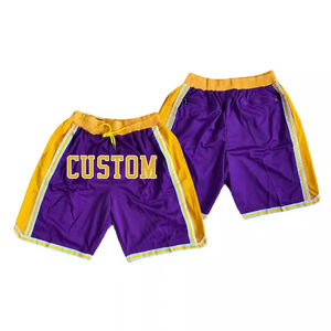 Shorts de sport décontractés en coton biologique de haute qualité, fabriqués au Pakistan, pour hommes, en maille, séchage rapide, avec cordon de serrage, design personnalisé - Product Image 4