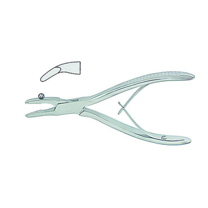 Mead 16cm Instrumentos quirúrgicos dentales de acero inoxidable Fuente de alimentación manual-Hueso Rongeurs - Product Image 1