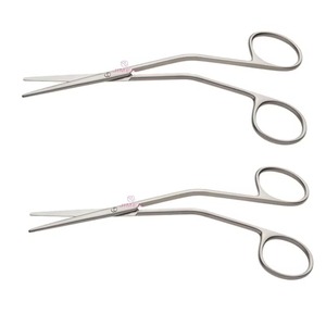 Ciseaux chirurgicaux manuels dorsaux angulaires en acier inoxydable de haute qualité de 14 cm, outil de chirurgie plastique, haute précision, réutilisables - Product Image 4