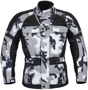 2025 dernière conception hommes et femmes course Cordura Biker veste à la mode Camo Style haute qualité imperméable Textile Jersey - Product Image 1