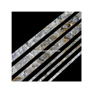 Hermoso diseño antiguo con nuevo patrón Atractivo aspecto Natural madre de perla borde azulejo uso para la decoración de la oficina en el hogar - Product Image 1