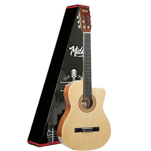 Kit de Guitarra Clásica Roja Cereza 4/4 con Varilla de Ajuste, Soporte de Pared, Afinador, Funda, Correa, Capo y Púas |   Midex MGX-100CR - Product Image 2