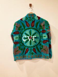 Manteau en velours brodé à la main à motif floral, col mandarin, manches longues, grande taille, vêtements d'extérieur décontractés pour femmes, automne - Product Image 3