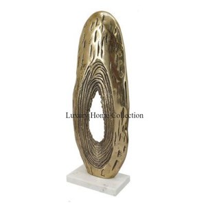 Unique Stylish Metal Decorative Sculpture Brass Antique Finishing Handmade Tabletop Designer <b>Objects</b> and Statue Supplies - Product Image 2