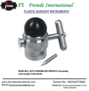 Molino de hueso con llave de montaje, instrumentos de cirugía de nariz de rinoplastia, certificado CE & ISO - Product Image 2
