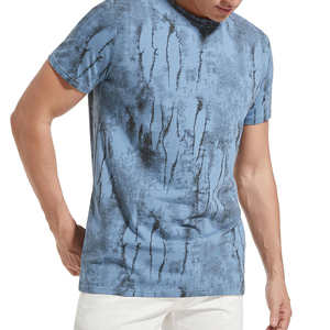 Qualité supérieure Bon design T-shirt décontracté pour homme Streetwear T-shirt confortable de haute qualité imprimé de logo personnalisé pour homme - Product Image 3