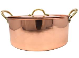 Casserole ronde en métal isolé de qualité supérieure, idéale pour les repas à la maison et les restaurants, aspect poli élégant et corps durable - Product Image 2