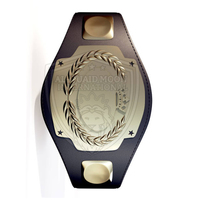 Cinturón de Campeonato de Lucha Libre Unisex de Alta Calidad Hecho a Medida en Pakistán, Cuero Sublimado en Blanco con Color Personalizado