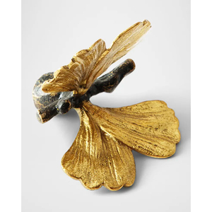 Bouton en laiton papillon doré Tiroir décoratif Poignée de meuble élégante Bouton d'armoire doré vintage Quincaillerie artistique - Product Image 6