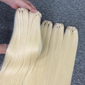 Venta caliente 2024 venta al por mayor recto, pelo de color, mechones rectos de cabello humano mechones rectos de cabello para mujeres negras - Product Image 4