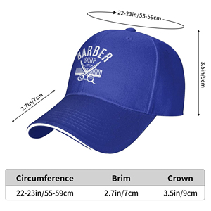 Nouvelles casquettes de barbier d'été unisexes en coton/polyester, casquettes de camionneur à fermeture snapback, couleur et taille personnalisables, durables, de haute qualité, pour usage en salon - Product Image 3