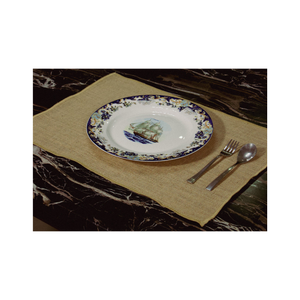 Occasion Salle à manger 100% coton brodé Minimaliste 12x18 145 GSM Lavable en machine Tapis de table personnalisé Marque Dropshipping Inde - Product Image 4