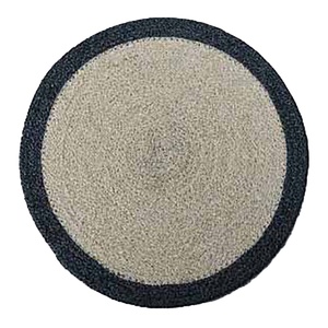 100% Eco-Friendly Jute Striped Rug Custom Design Reversible Non-Slip <b>Machine</b> Made Indoor Table Decoration Direct Export - Product Image 2