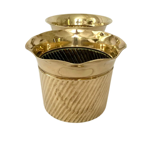 กระถางทองเหลืองงานทำมือที่สง่างามสำหรับตกแต่งสวนและบ้านทั้งในร่มและกลางแจ้งรายละเอียดที่ซับซ้อน - Product Image 3