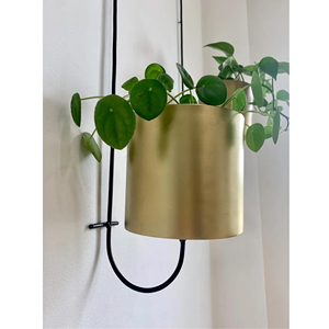 Pot de fleurs artificiel mural, design tendance, finition dorée, forme ronde, pour balcon intérieur, jardin extérieur, vente chaude - Product Image 3