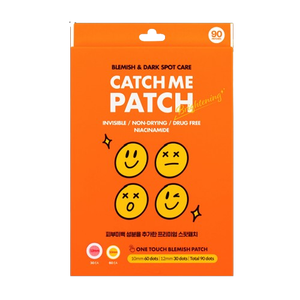 [Catch Me Patch] Boîte de patchs éclaircissants pour les taches, patchs hydrocolloïdes pour les imperfections de l'acné, soin imperméable, toucher propre, patchs ultra fins, 90 patchs - Product Image 1