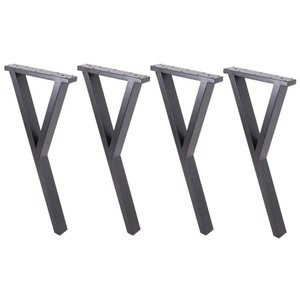 Modern Y-Shaped Metal Table Legs Heavy Duty Steel Frame for Dining Table Office Desk Coffee Table Industrial Furniture Base - Product Image 4
