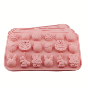 Silicone 18 Même Oeuf <span class=keywords><strong>De</strong></span> Pâques Lapin Bonbons <span class=keywords><strong>Chocolat</strong></span> Moule Cuisine À La Main <span class=keywords><strong>Maison</strong></span> Gâteau Accessoires Outil - Product Image 1