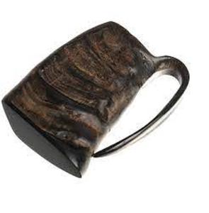 Best Product Hot Selling Horn Mug Best Quality Polished Ox Horn Viking Drinking Horn Viking Drinking Beer Mug From India - Product Image 3